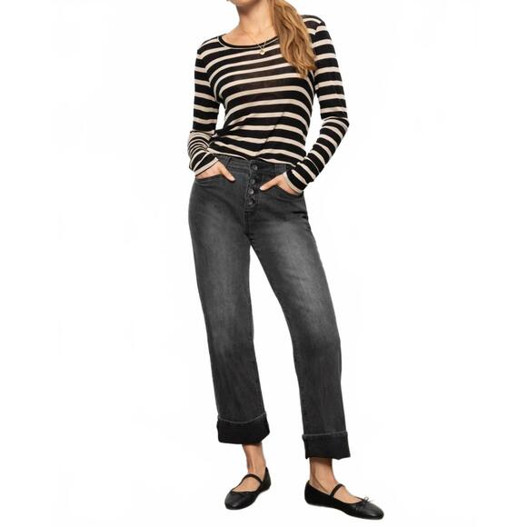 NEW SANCTUARY luna cuffed pant in smoke - Picture 4 of 4